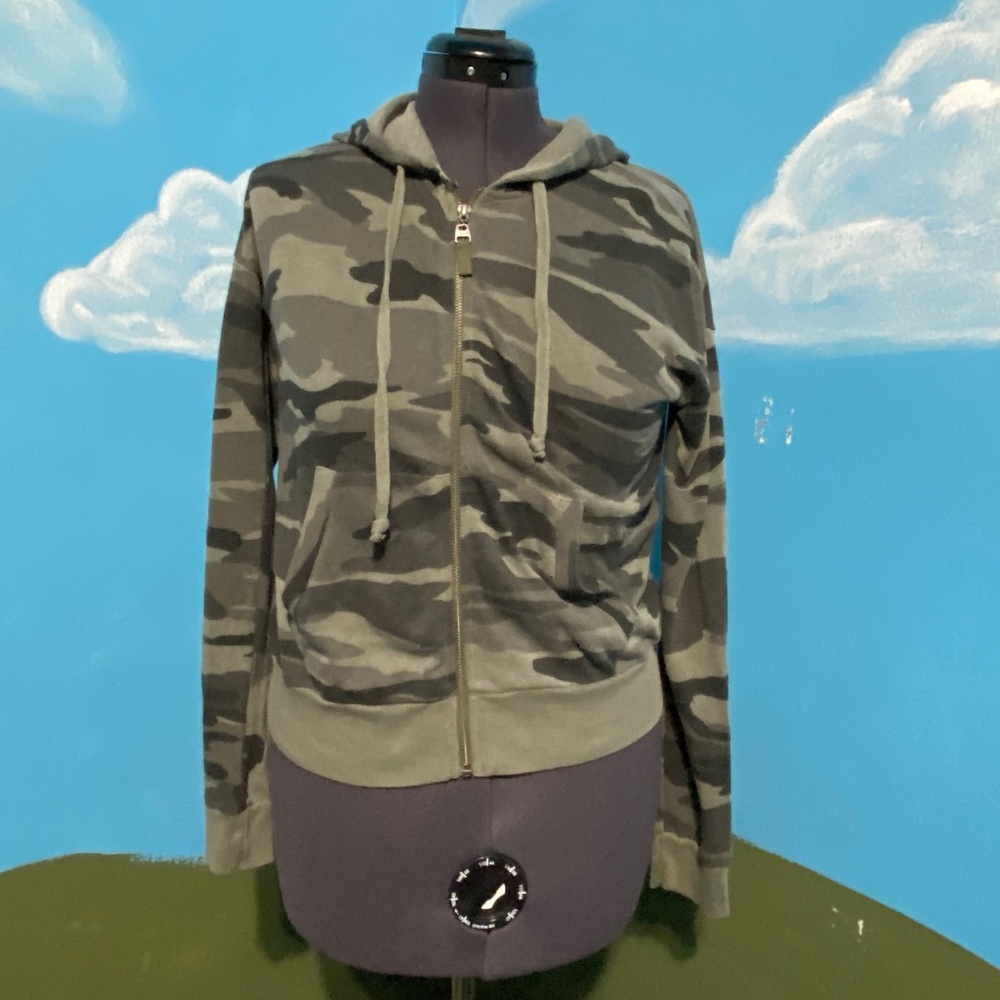 Small SPLENDID CAMO ZIP UP HOODIES